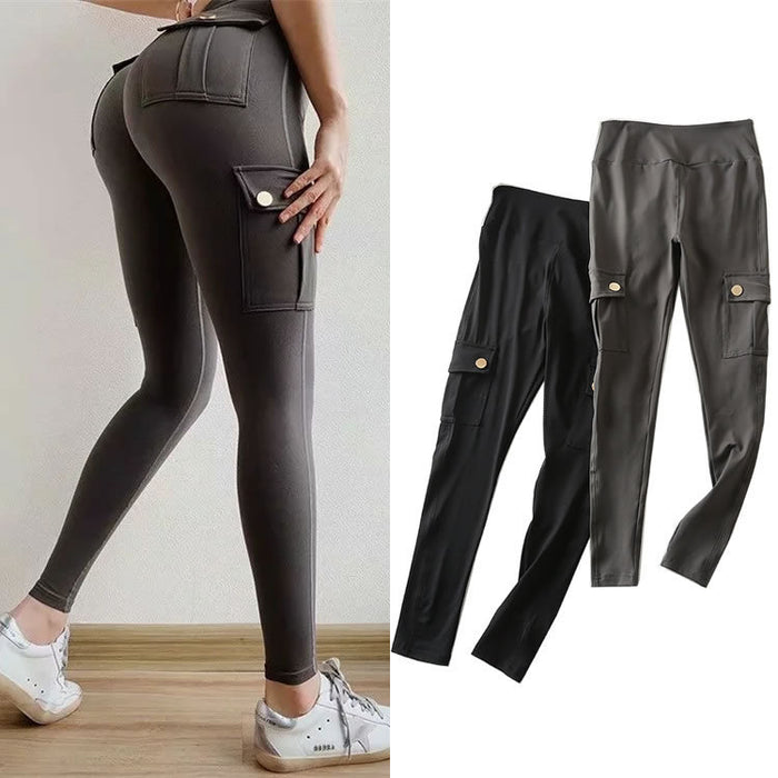 Skinny slim high elastic gym pants