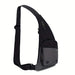 1pc Mens Trendy Sports Casual Chest Bag Waterproof Adjustable Sling Bag